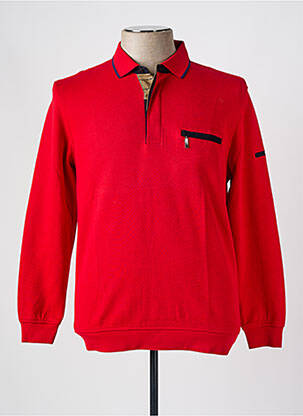 Pull manches longues manches longues rouge BERAC homme