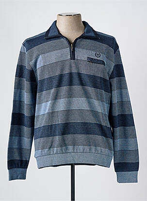 Sweat-shirt bleu MONTE CARLO pour homme