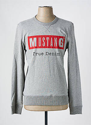 T-shirt gris MUSTANG pour femme