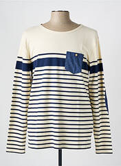 T-shirt beige DEAUVILLE & ARMOR-LUX pour homme seconde vue