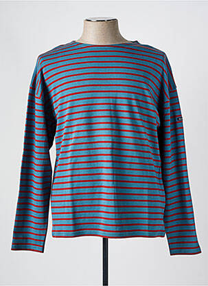 T-shirt bleu ARMOR LUX pour homme