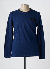 T-shirt bleu LA MARINIÈRE FRANÇAISE pour homme seconde vue