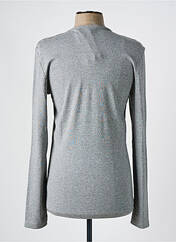 T-shirt gris MUSTANG pour homme seconde vue