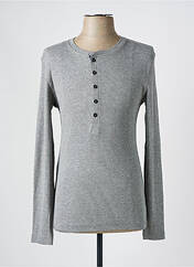 T-shirt gris MUSTANG pour homme seconde vue