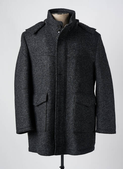 Manteau long capuche a capuche gris BUGATTI homme