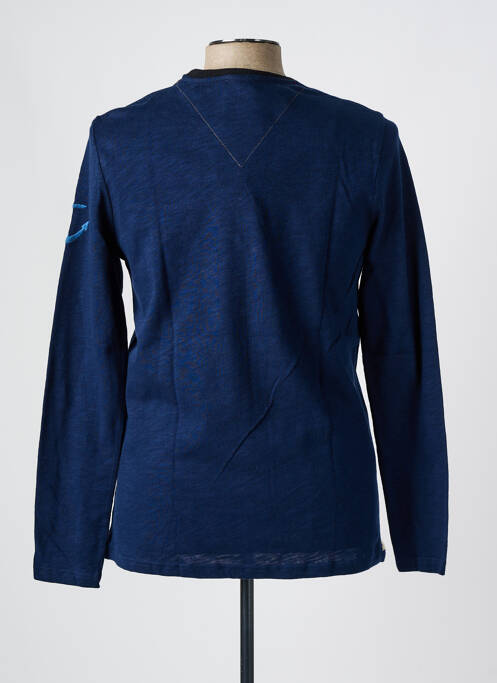 T-shirt bleu LA MARINIÈRE FRANÇAISE pour homme