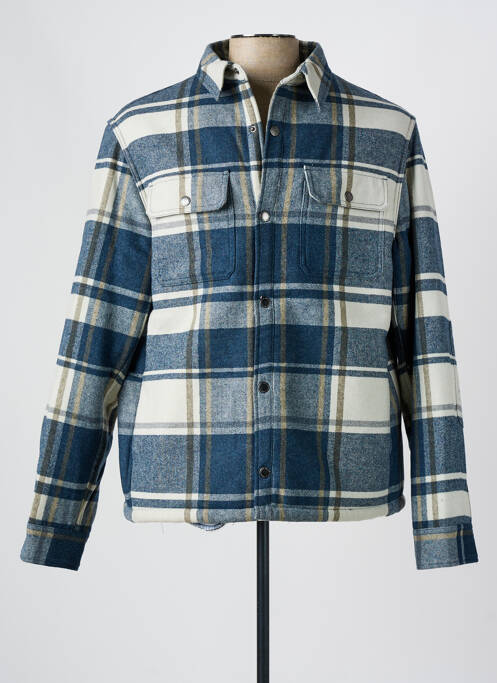 Veste casual bleu FYNCH-HATTON pour homme
