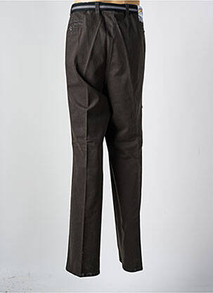 Pantalon chino tissage popeline taille normale gris MEYER homme