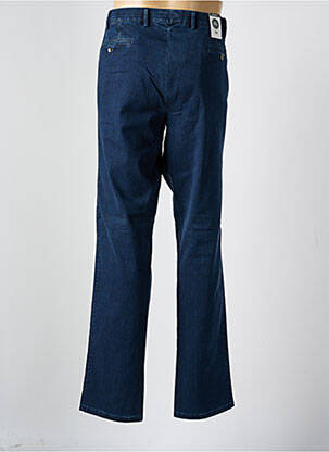 Pantalon chino stretch taille normale bleu MEYER homme