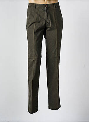 Pantalon chino tissage popeline taille normale vert M.E.N.S homme