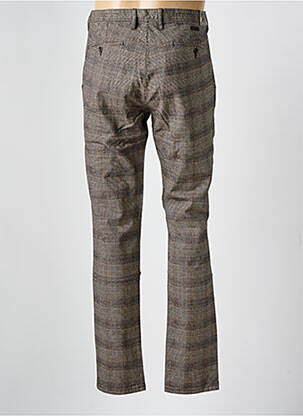 Pantalon chino imprimé imprimé prince de galle taille normale gris ALBERTO homme