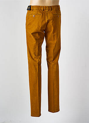 Pantalon chino stretch taille normale jaune MEYER homme