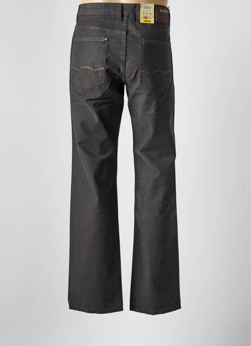 Jeans coupe droite fermeture zippée sous rabat boutonné taille normale gris CAMEL ACTIVE homme
