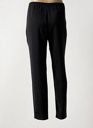 Pantalon slim tissage popeline taille normale noir KOKOMARINA femme
