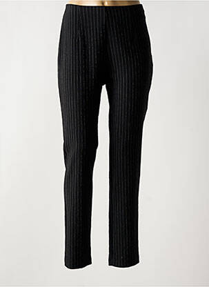 Pantalon slim taille élastique noir KOKOMARINA femme