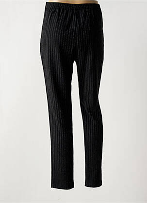 Pantalon slim taille élastique noir KOKOMARINA femme