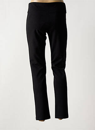 Pantalon slim taille élastique taille normale noir NIJII femme