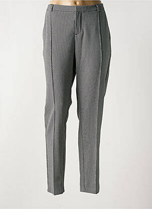 Pantalon slim tissage popeline taille normale noir STREET ONE femme