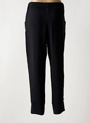 Pantalon slim taille élastique taille normale noir NIJII femme