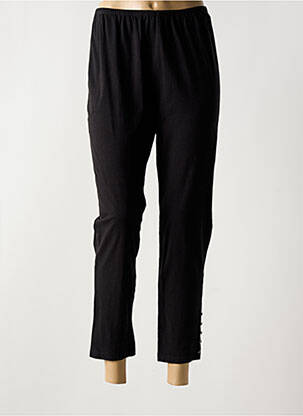Pantalon 7/8 taille élastique taille normale noir RHUM RAISIN femme