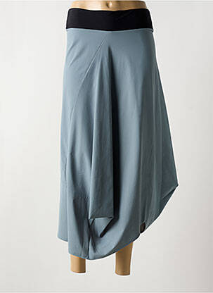 Jupe mi-longue stretch bleu SARAH PACINI femme