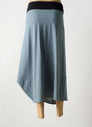 Jupe mi-longue stretch bleu SARAH PACINI femme