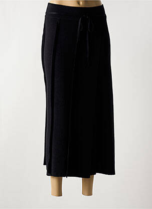 Jupe longue coupe droite noir NIJII femme