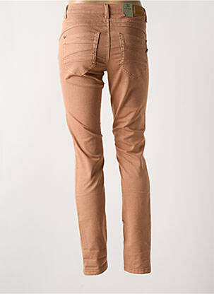 Jeans coupe slim stretch taille normale orange CREAM femme