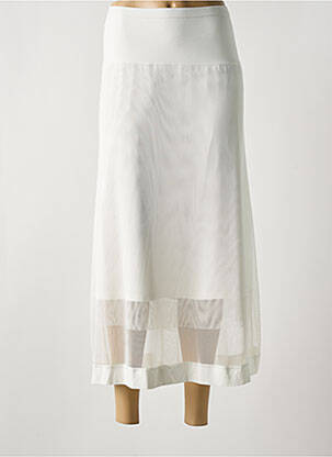 Jupe longue blanc LUUKAA pour femme