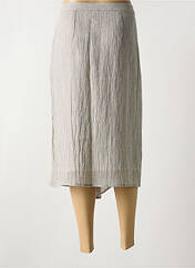 Jupe mi-longue gris NIJII pour femme seconde vue