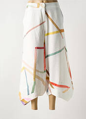 Pantacourt blanc OZAI N KU pour femme seconde vue