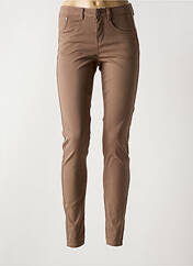Pantalon slim marron CREAM pour femme seconde vue