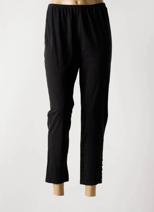 Pantalon 7/8 taille élastique taille normale noir RHUM RAISIN femme