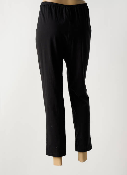 Pantalon 7/8 taille élastique taille normale noir RHUM RAISIN femme