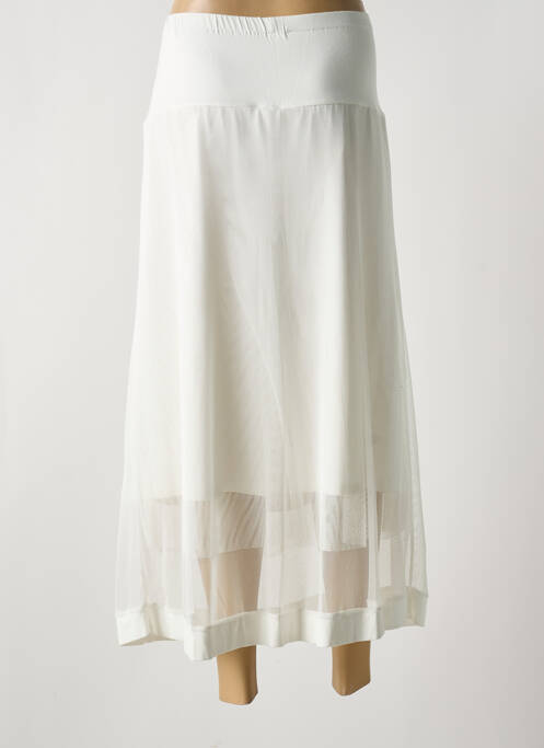 Jupe longue blanc LUUKAA pour femme