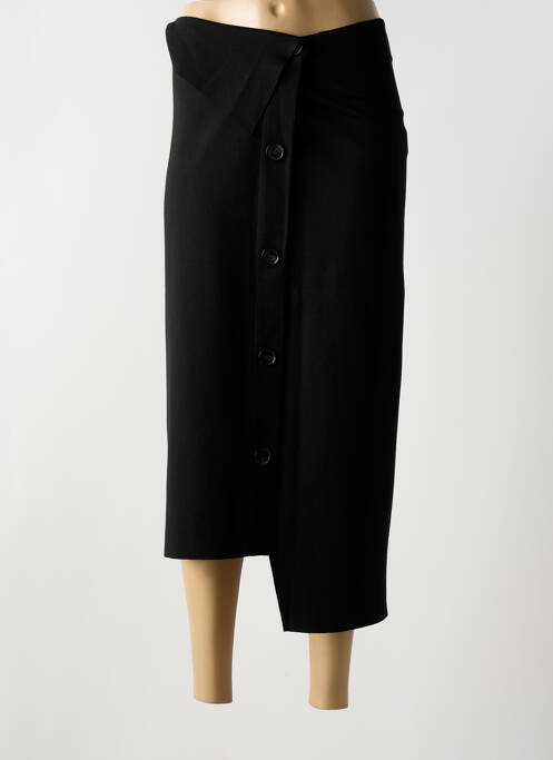 Jupe mi-longue noir NIJII pour femme