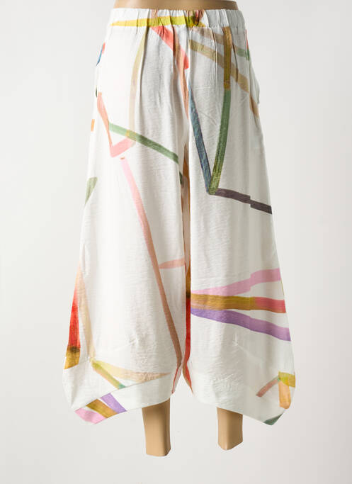 Pantacourt blanc OZAI N KU pour femme