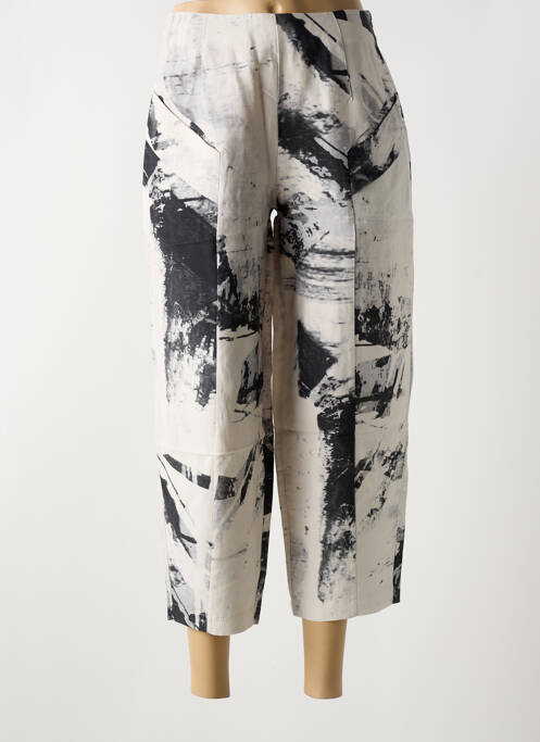 Pantalon 7/8 gris KOKOMARINA pour femme