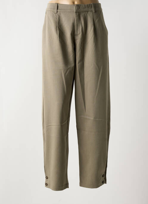 Pantalon droit vert CREAM pour femme