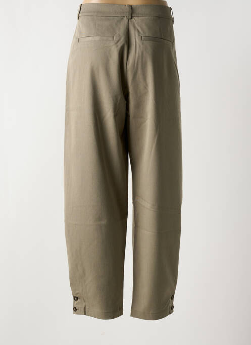 Pantalon droit vert CREAM pour femme