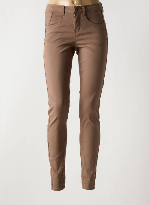Pantalon slim marron CREAM pour femme