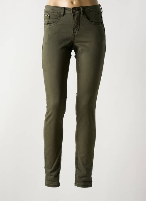 Pantalon slim vert CREAM pour femme