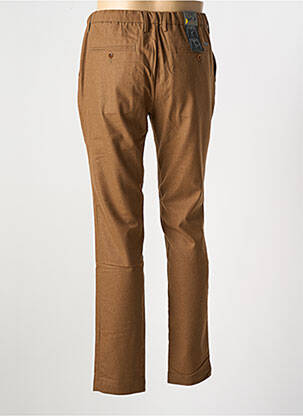 Pantalon chino stretch taille normale marron ALBERTO homme
