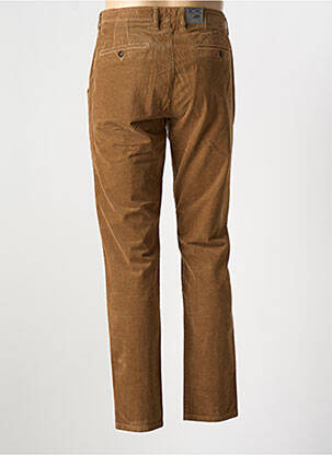 Pantalon chino stretch taille normale marron ALBERTO homme