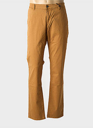 Pantalon chino stretch taille normale marron CAMEL ACTIVE homme