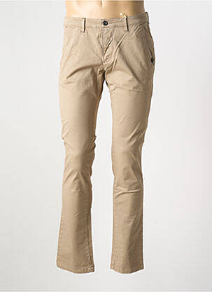 Pantalon chino stretch taille normale beige CAMEL ACTIVE homme