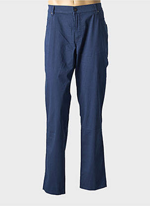 Pantalon droit stretch taille normale bleu BUGATTI homme