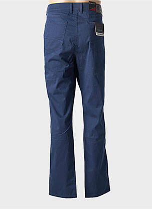 Pantalon droit stretch taille normale bleu BUGATTI homme