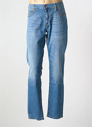Jeans coupe droite stretch taille normale bleu ALBERTO homme