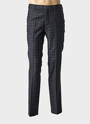 Pantalon slim fermeture zippée sous rabat boutonné taille normale noir MONSIEUR HECTOR homme